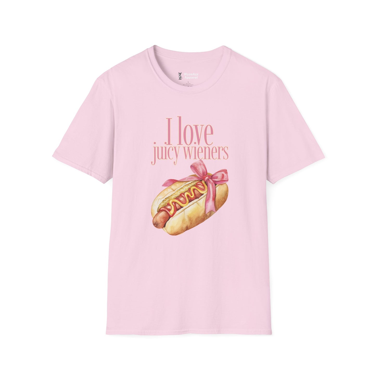 I Love Juicy Wieners Hotdog T-Shirt