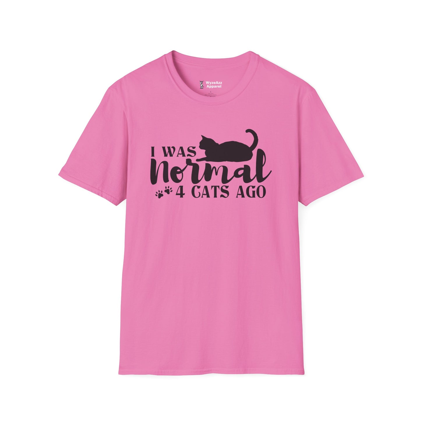 I Was Normal 4 Cats Ago T-Shirt