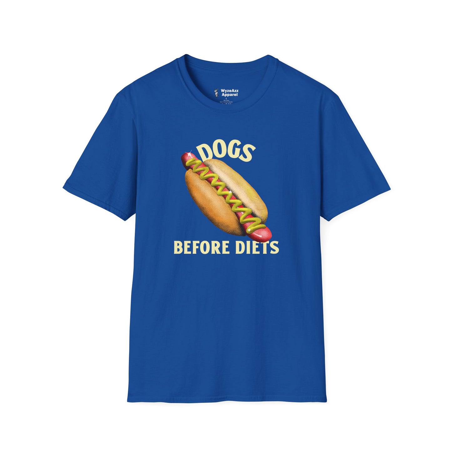 Dogs Before Diets Hotdog T-Shirt