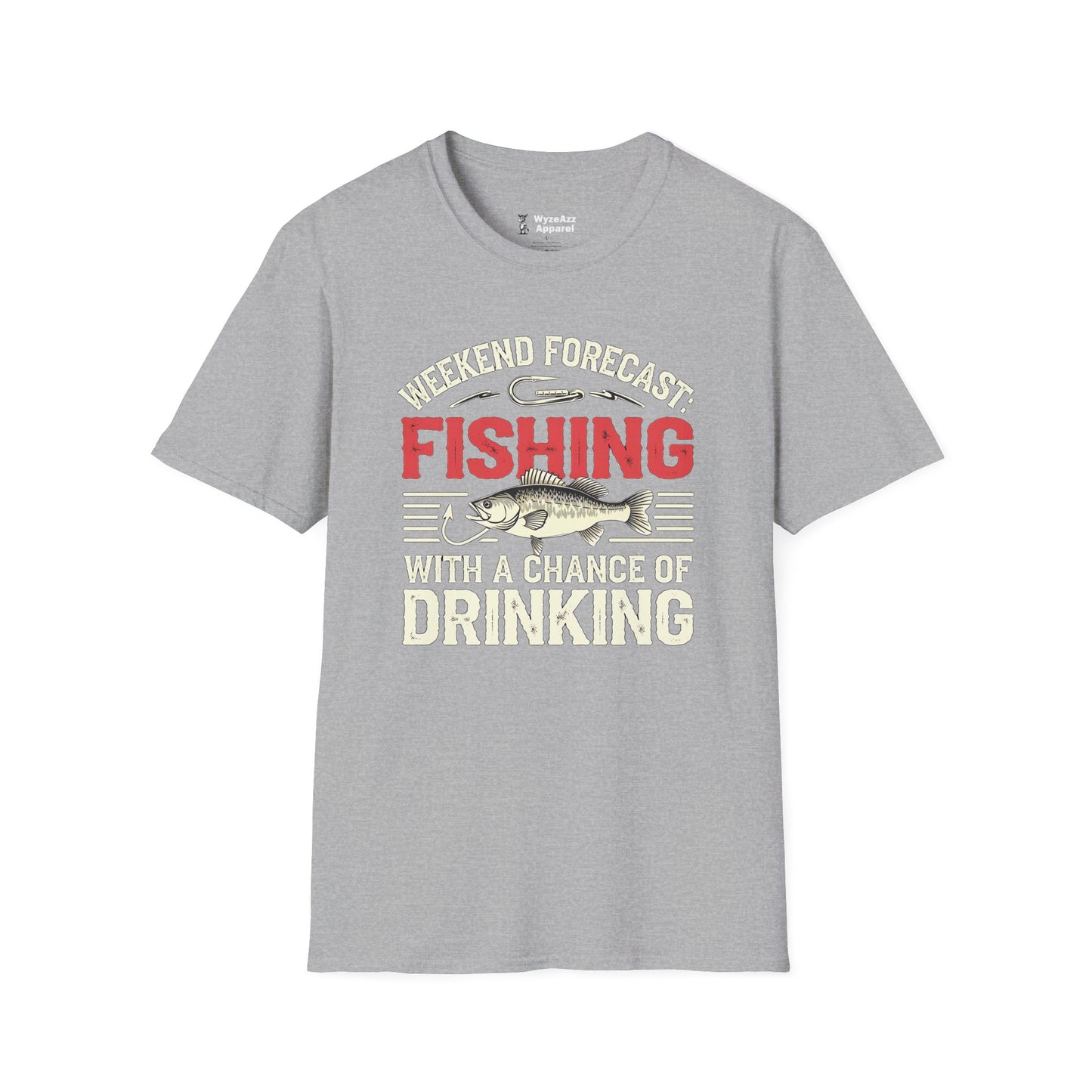 Weekend Forecast: Fishing WIth A Chance of Drinking T-Shirt