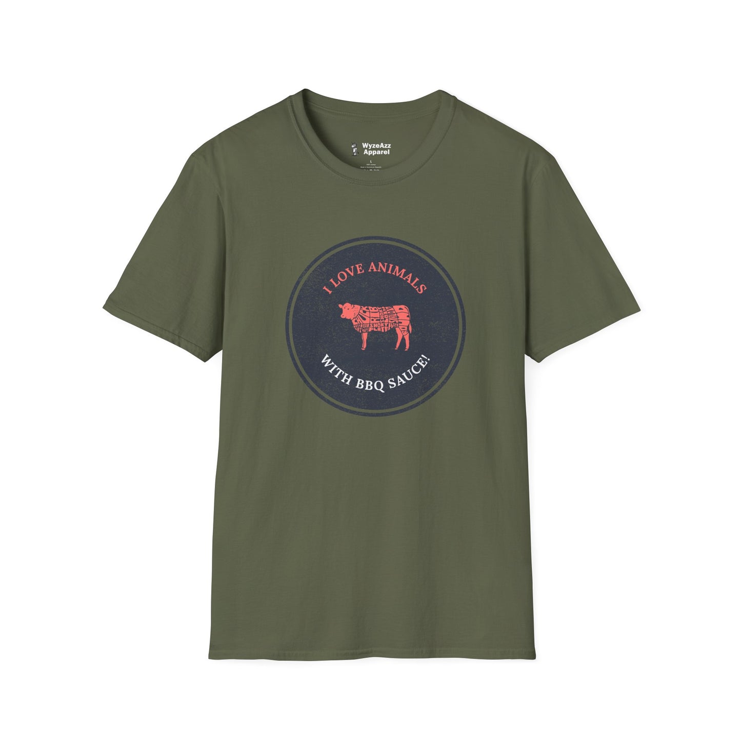 I Love Animals - With BBQ Sauce T-Shirt