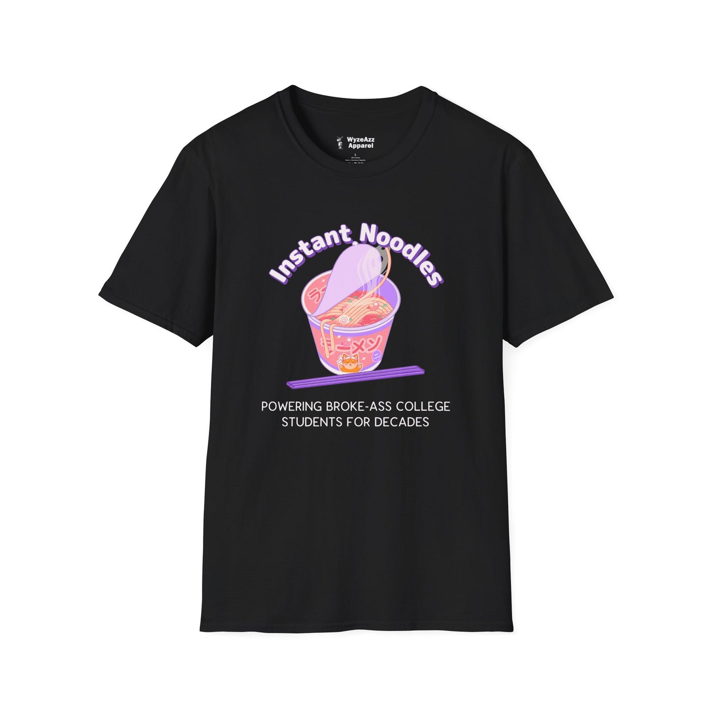 Ramen Instant Noodles - Powering College Students T-Shirt