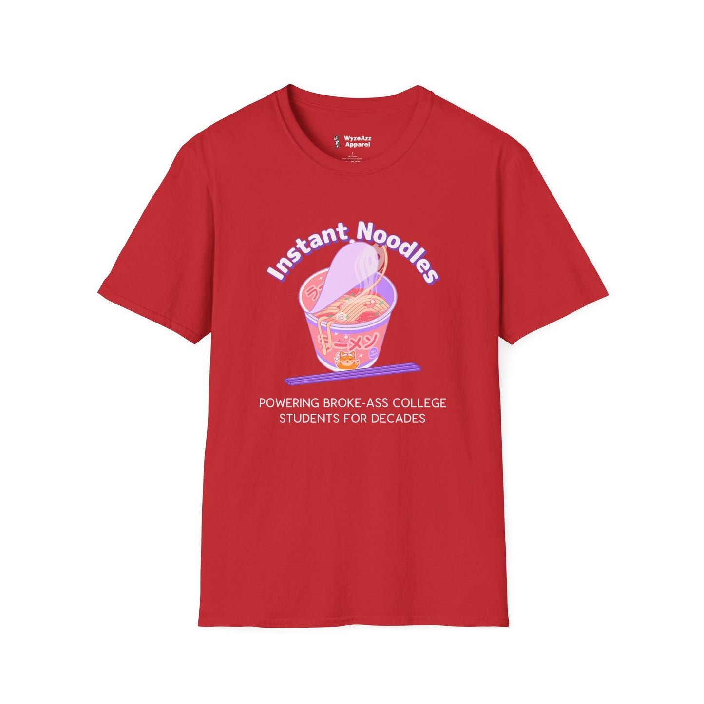 Ramen Instant Noodles - Powering College Students T-Shirt
