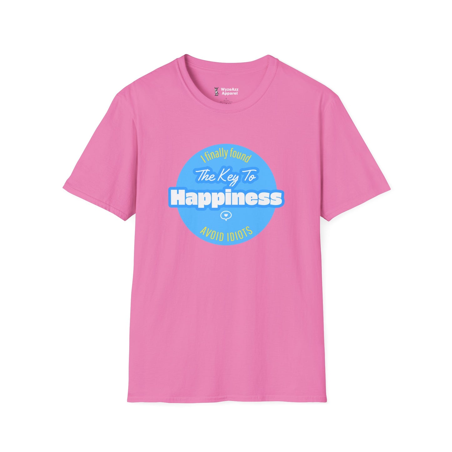The Key To Happiness. Avoid Idiots T-Shirt