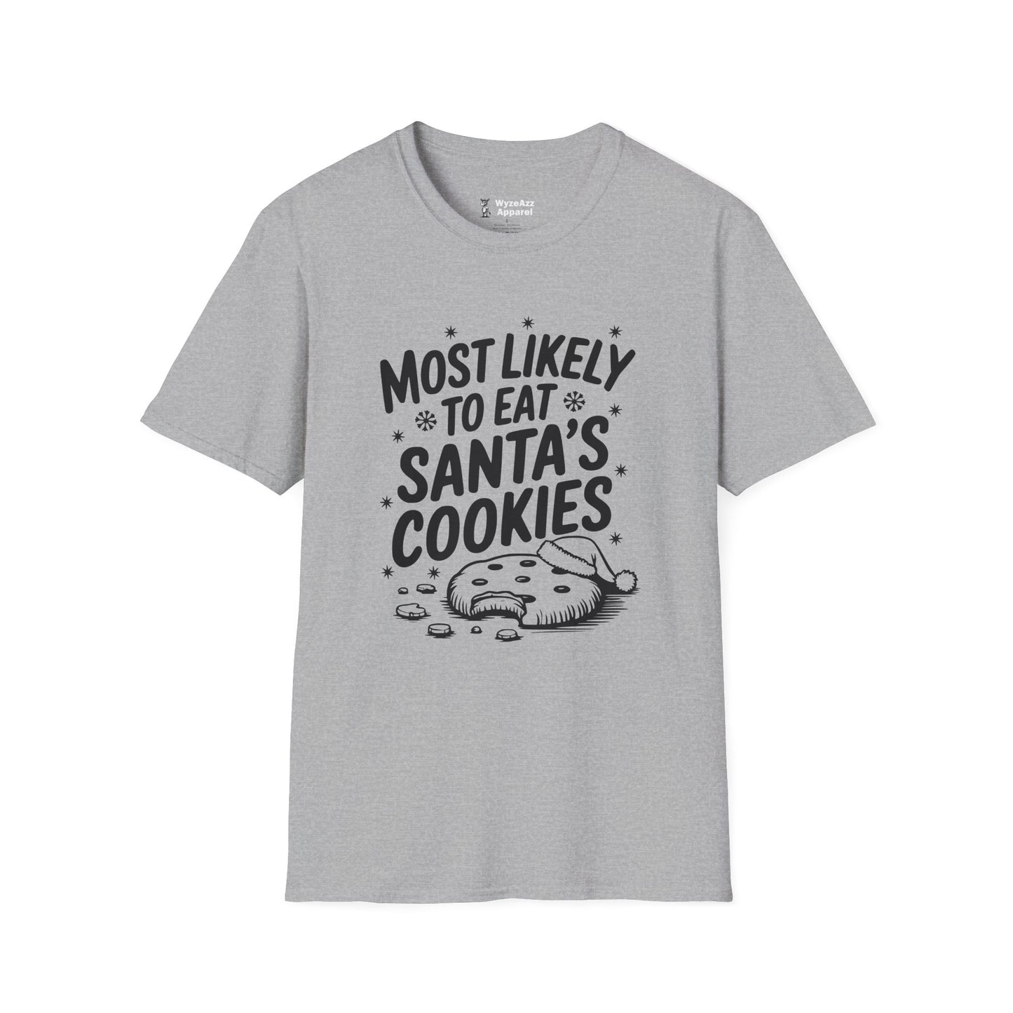 Most Likely To Eat Santa's Cookies Christmas T-Shirt