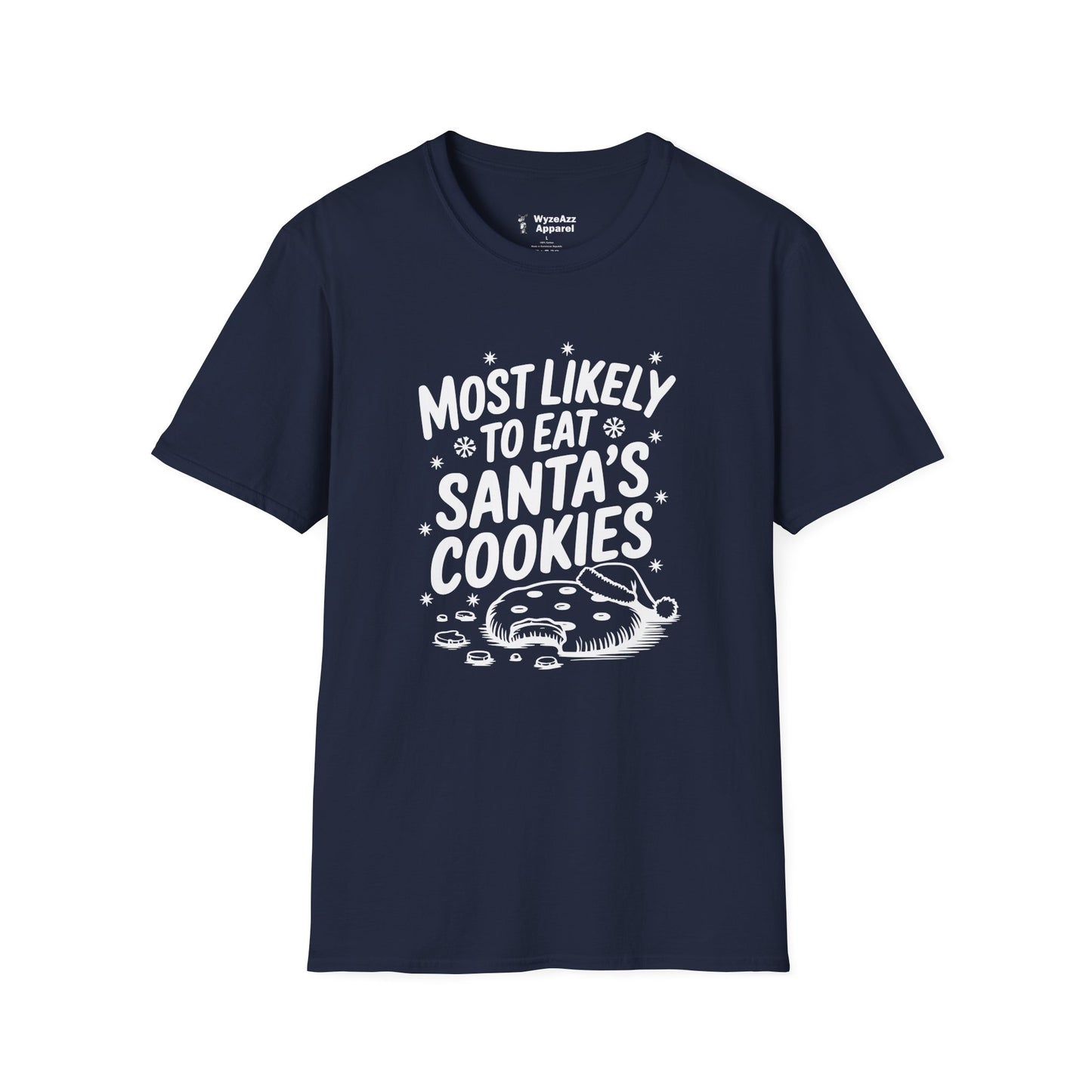 Most Likely To Eat Santa's Cookies Christmas T-Shirt