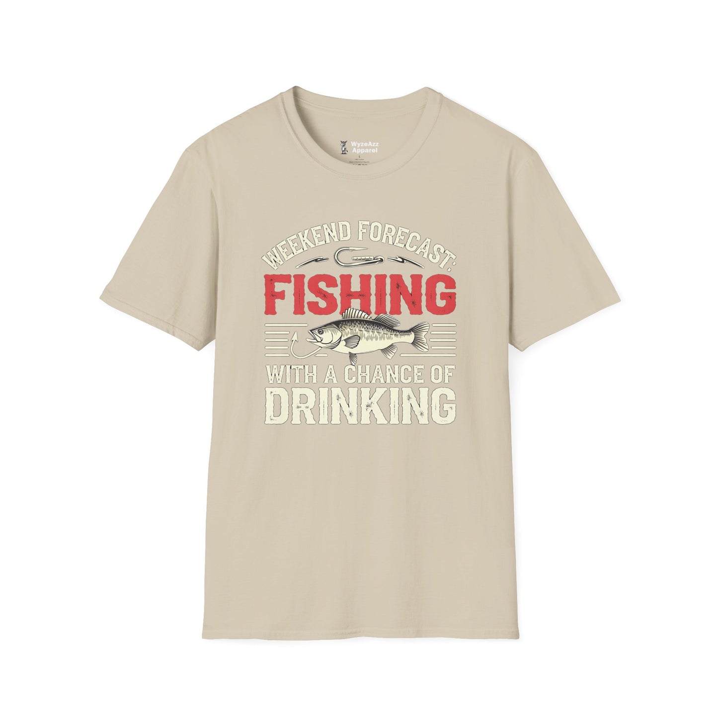 Weekend Forecast: Fishing WIth A Chance of Drinking T-Shirt