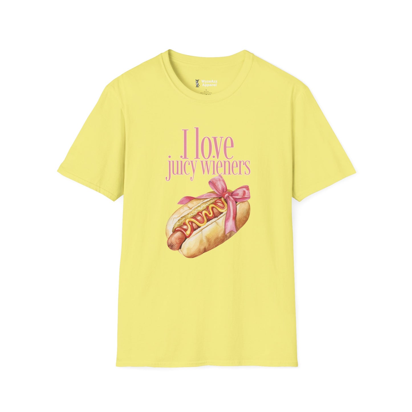 I Love Juicy Wieners Hotdog T-Shirt