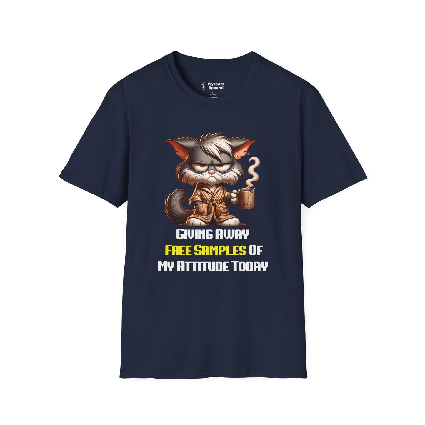 Giving Away Free Samples Of My Attitude Coffee T-Shirt