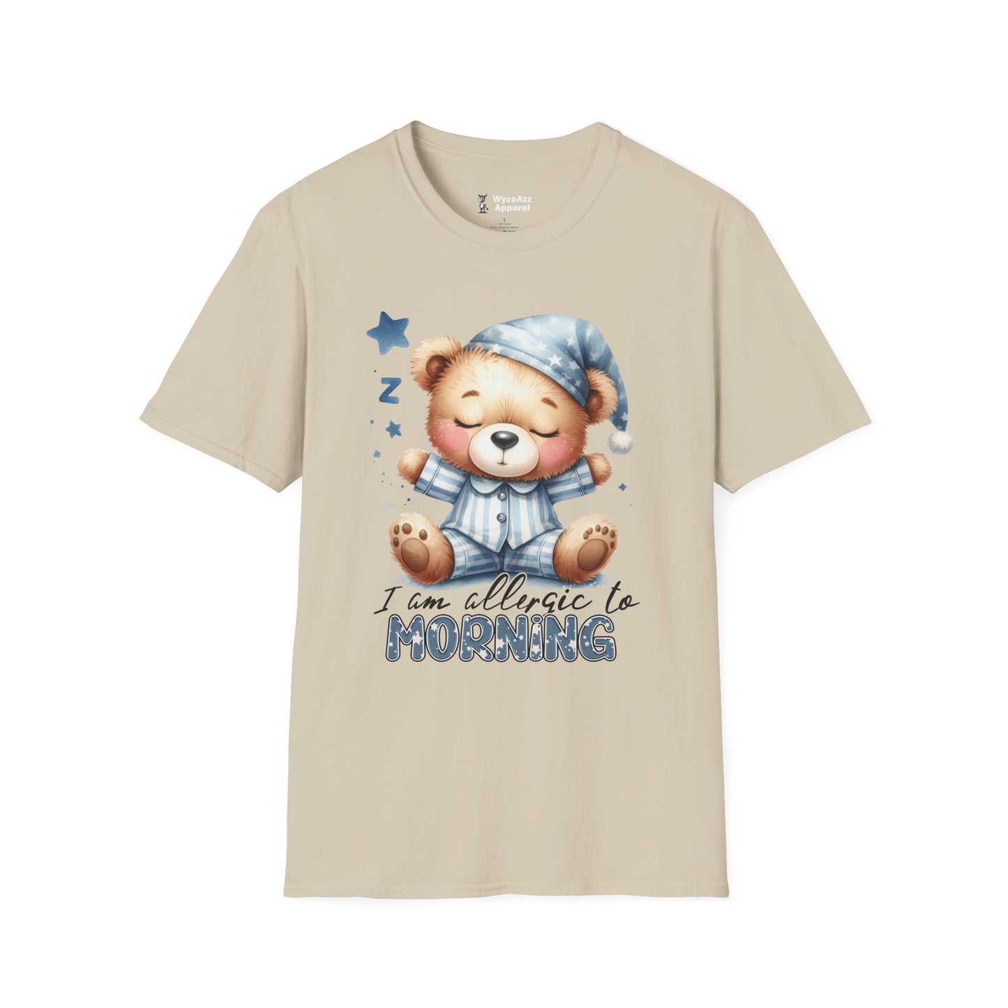 I Am Allergic To Morning Teddy Bear T-Shirt