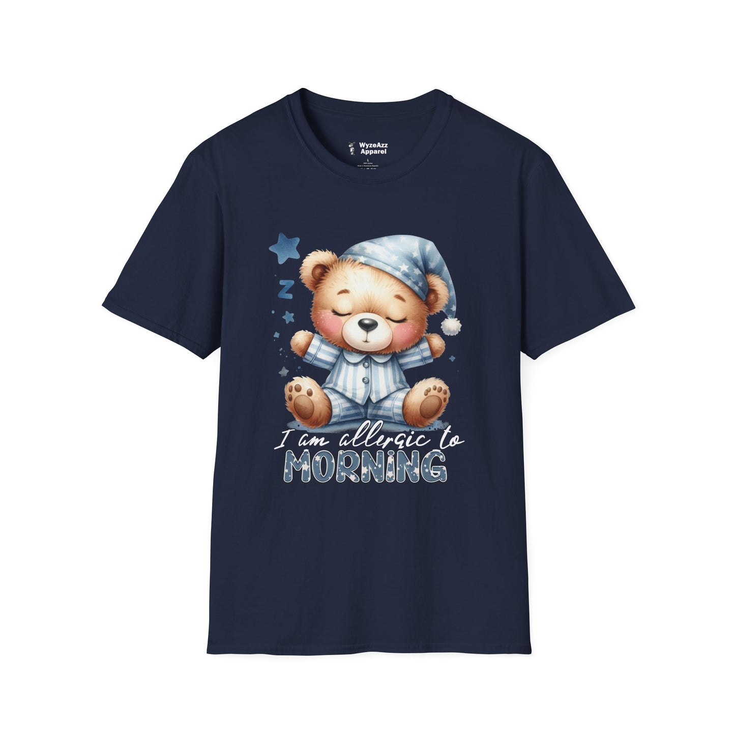 I Am Allergic To Morning Teddy Bear T-Shirt