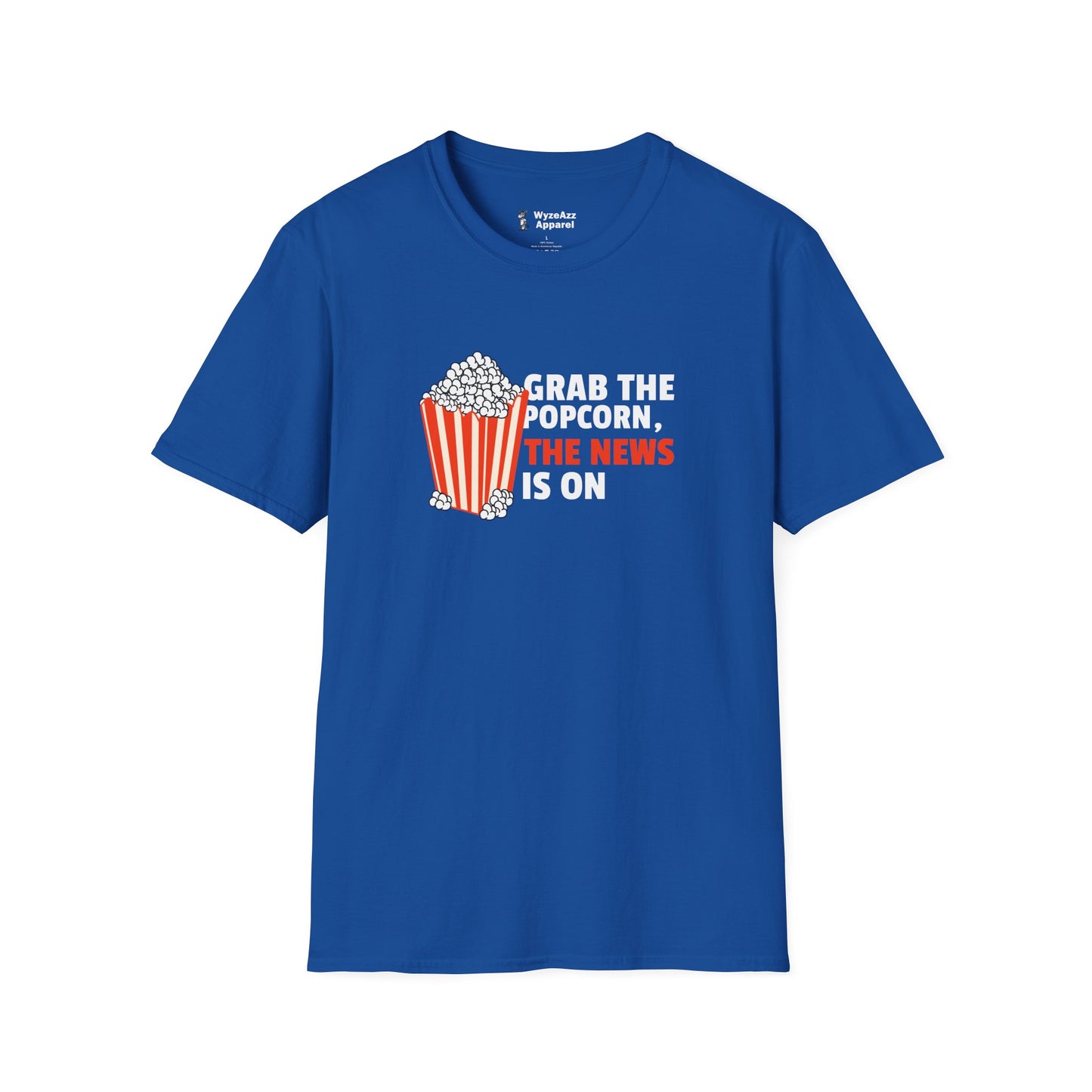 Grab The Popcorn News Media T-Shirt