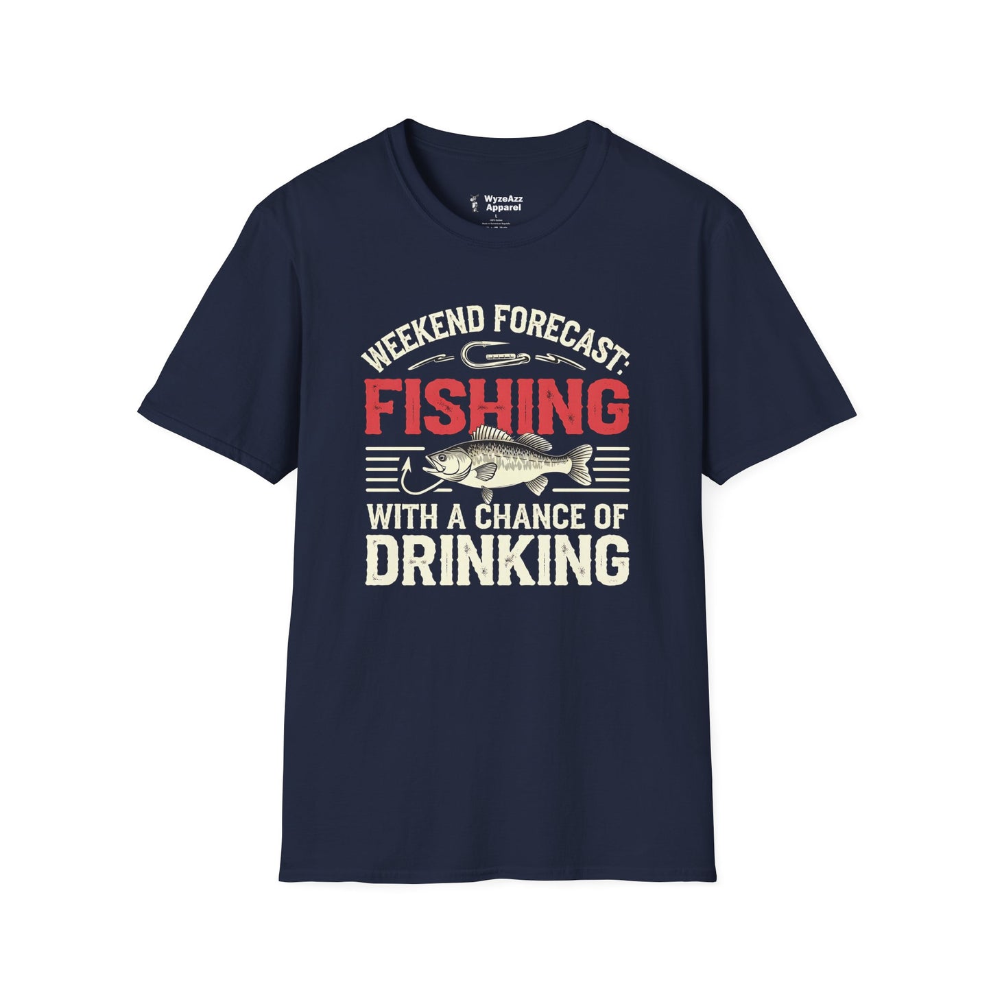 Weekend Forecast: Fishing WIth A Chance of Drinking T-Shirt