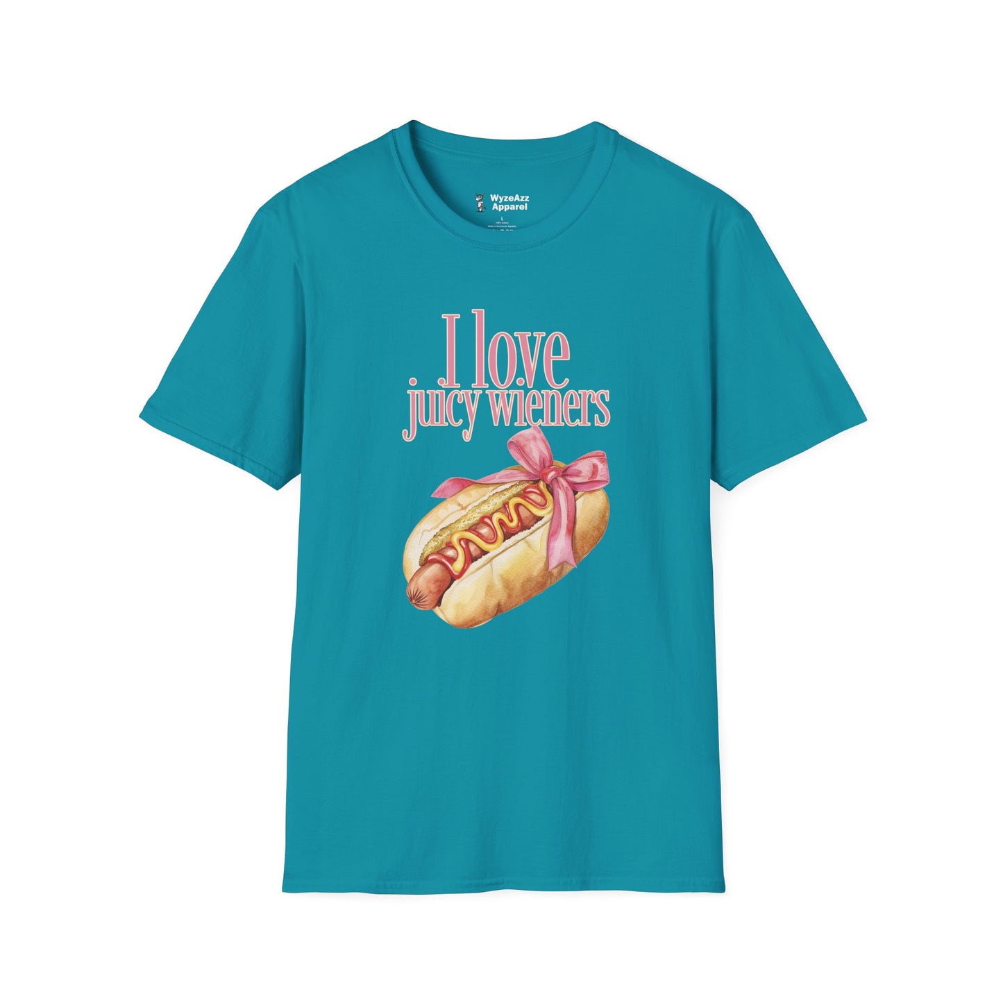 I Love Juicy Wieners Hotdog T-Shirt