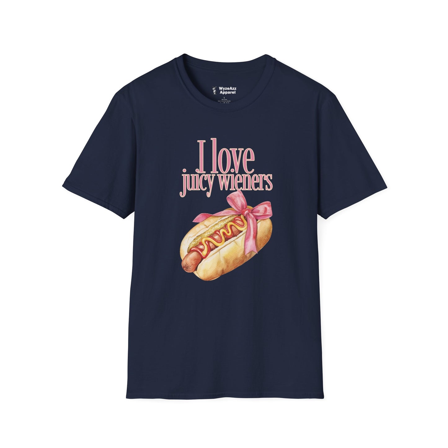 I Love Juicy Wieners Hotdog T-Shirt