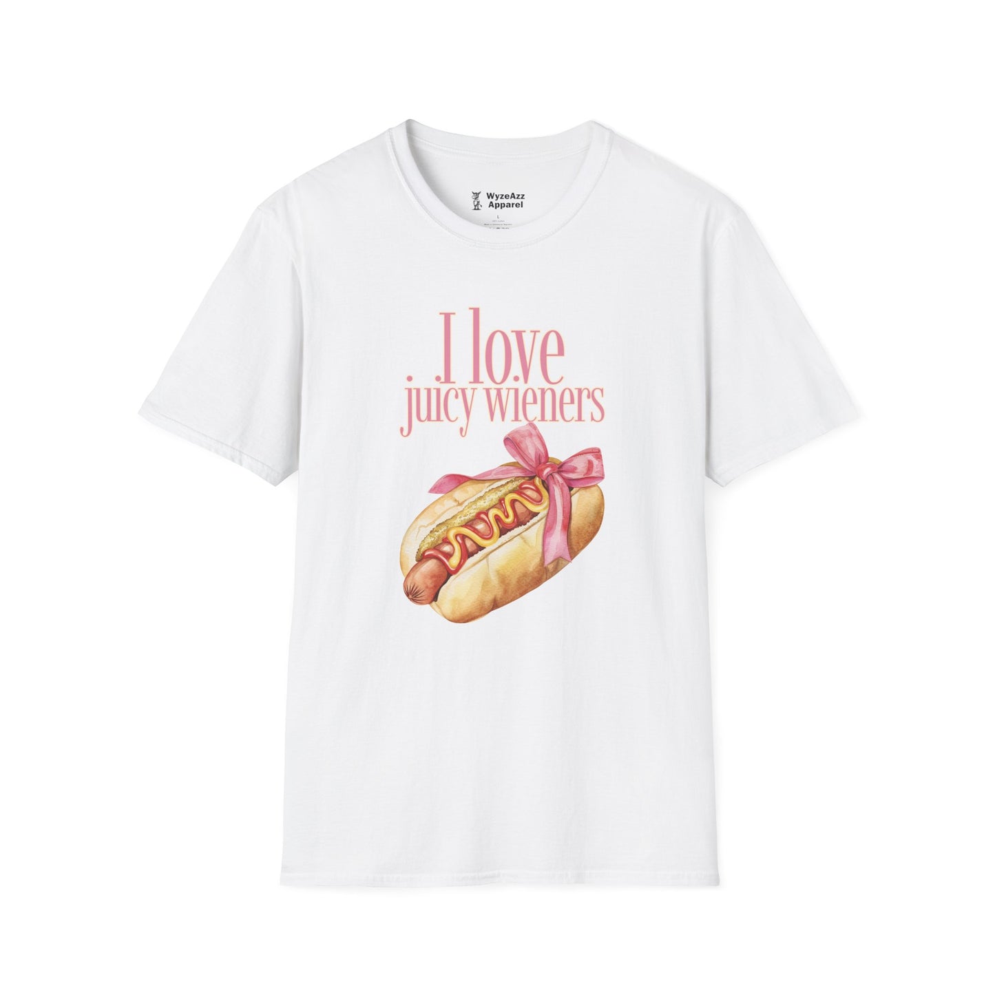I Love Juicy Wieners Hotdog T-Shirt