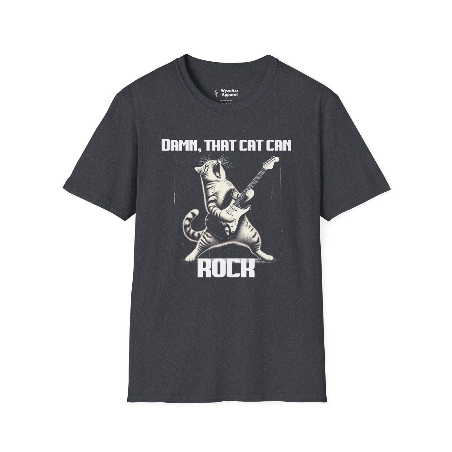 Damn That Cat Can Rock T-Shirt