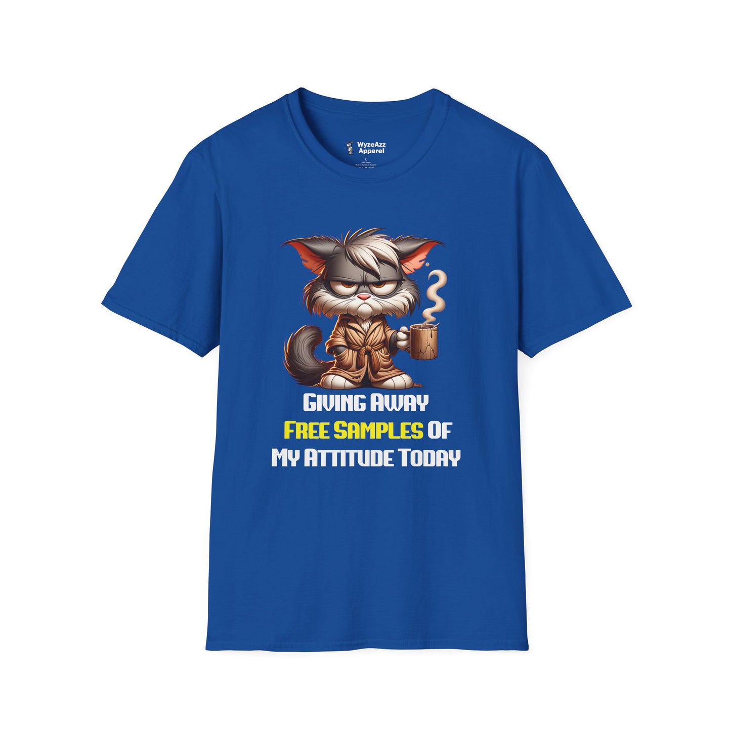 Giving Away Free Samples Of My Attitude Coffee T-Shirt