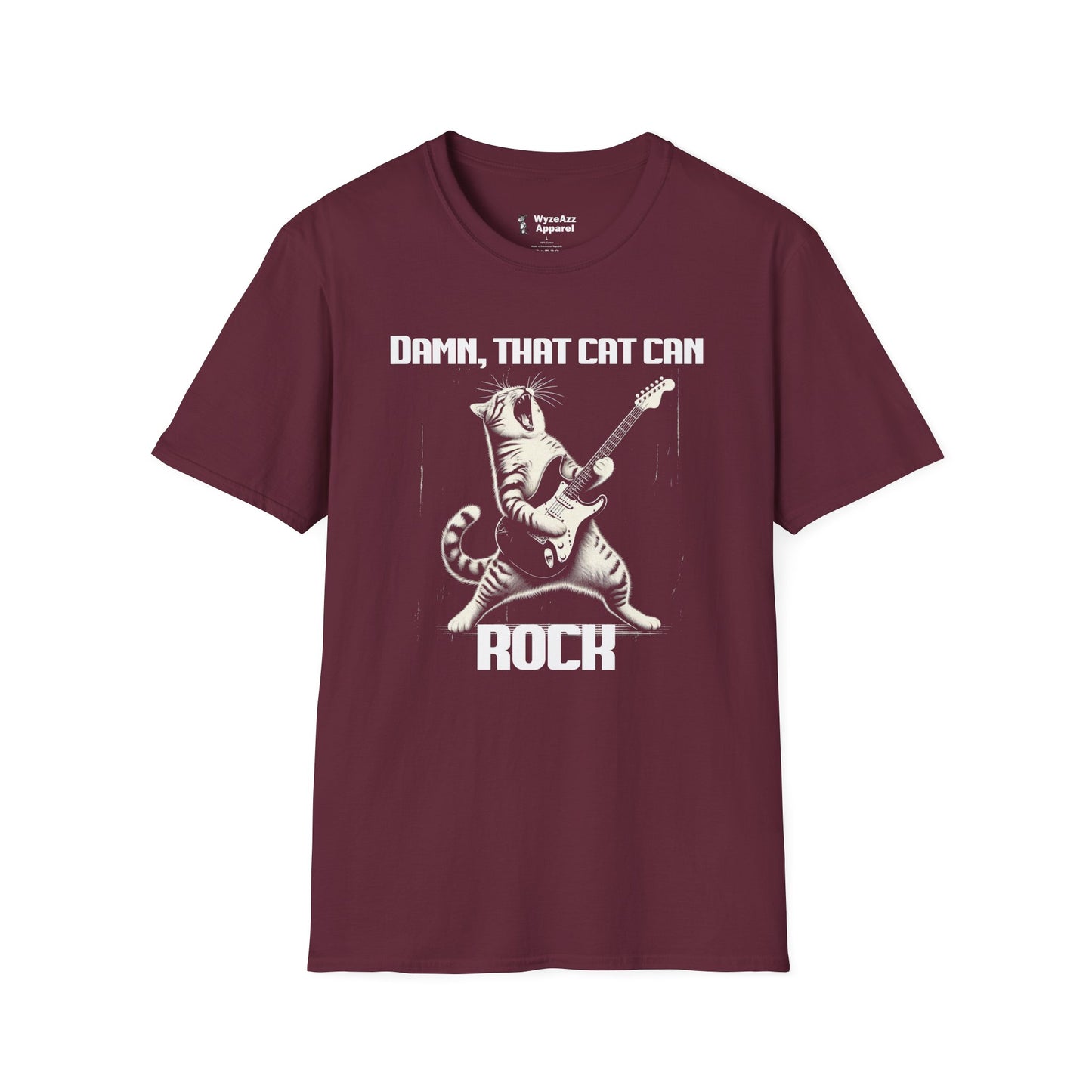 Damn That Cat Can Rock T-Shirt
