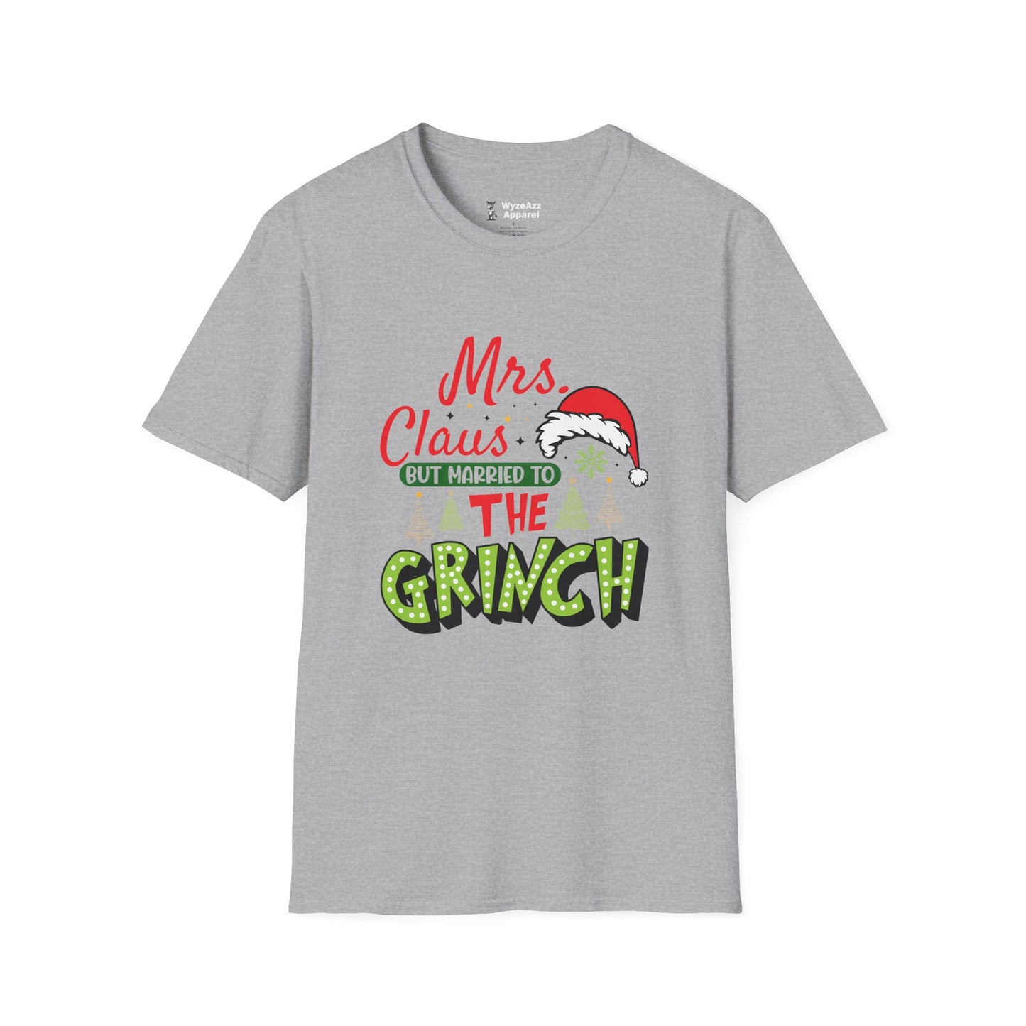 Mrs Claus But Married To The Grinch T-Shirt