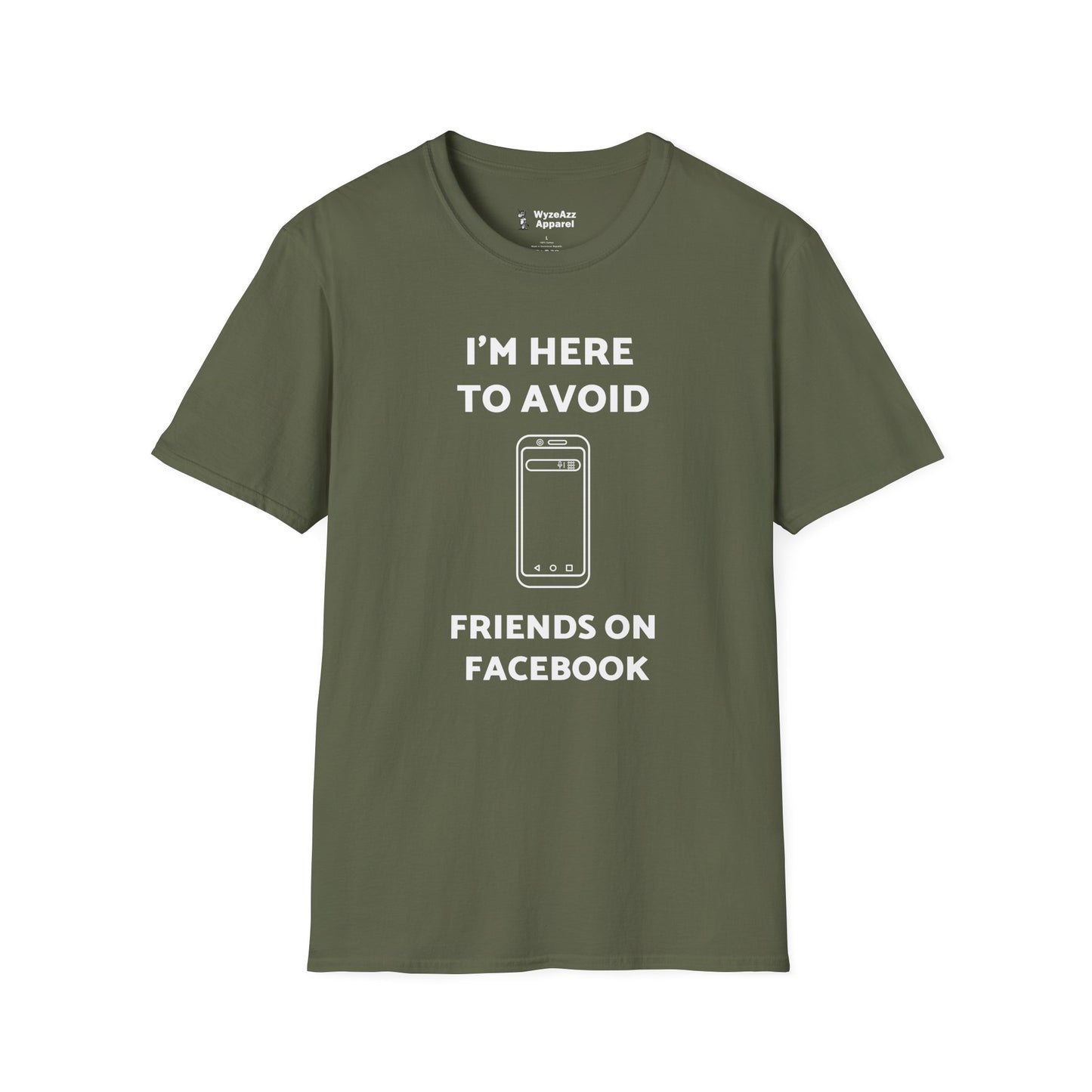 I'm Here To Avoid Friends On Facebook T-Shirt