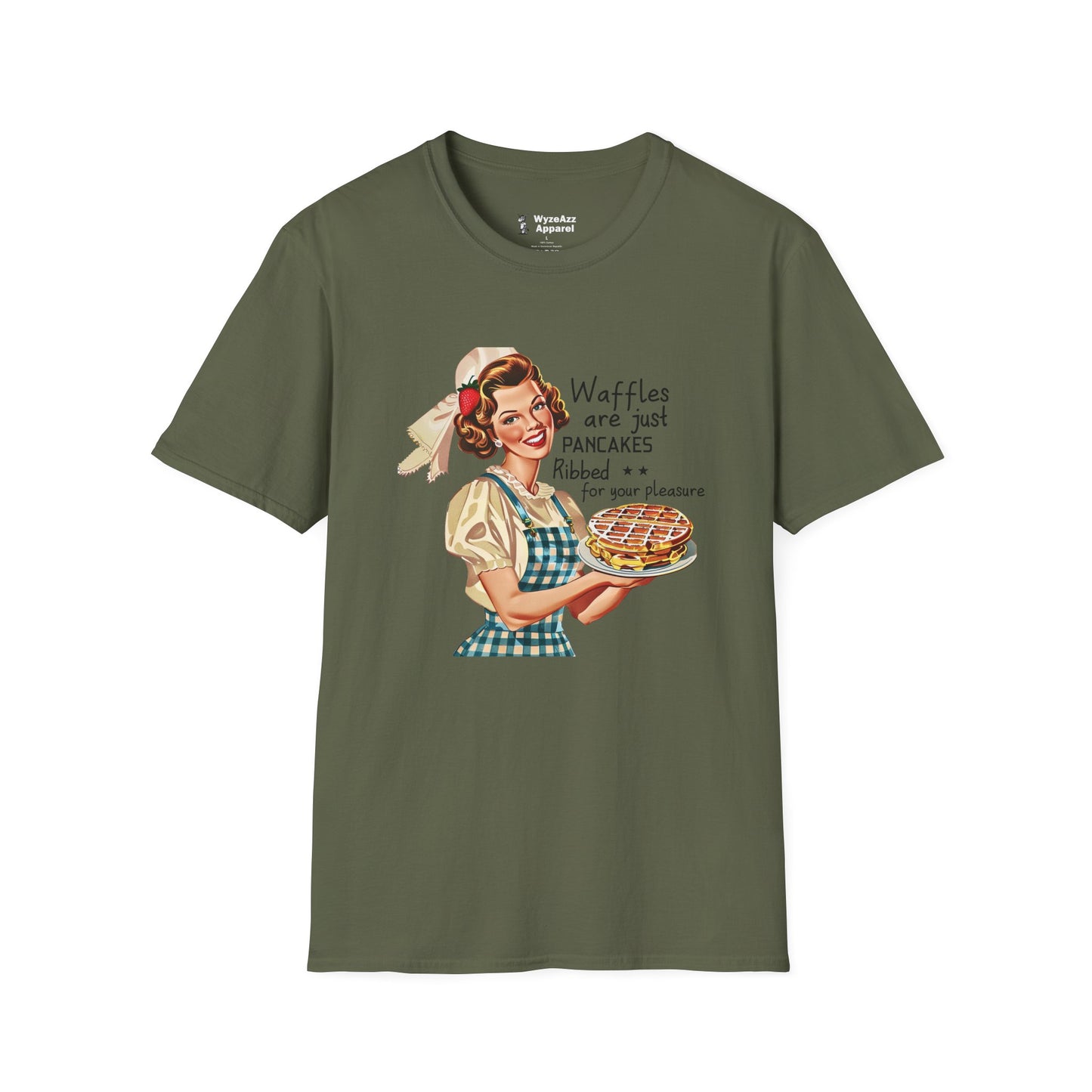 Waffles Are Just Pancakes Ribbed For Your Pleasure T-Shirt