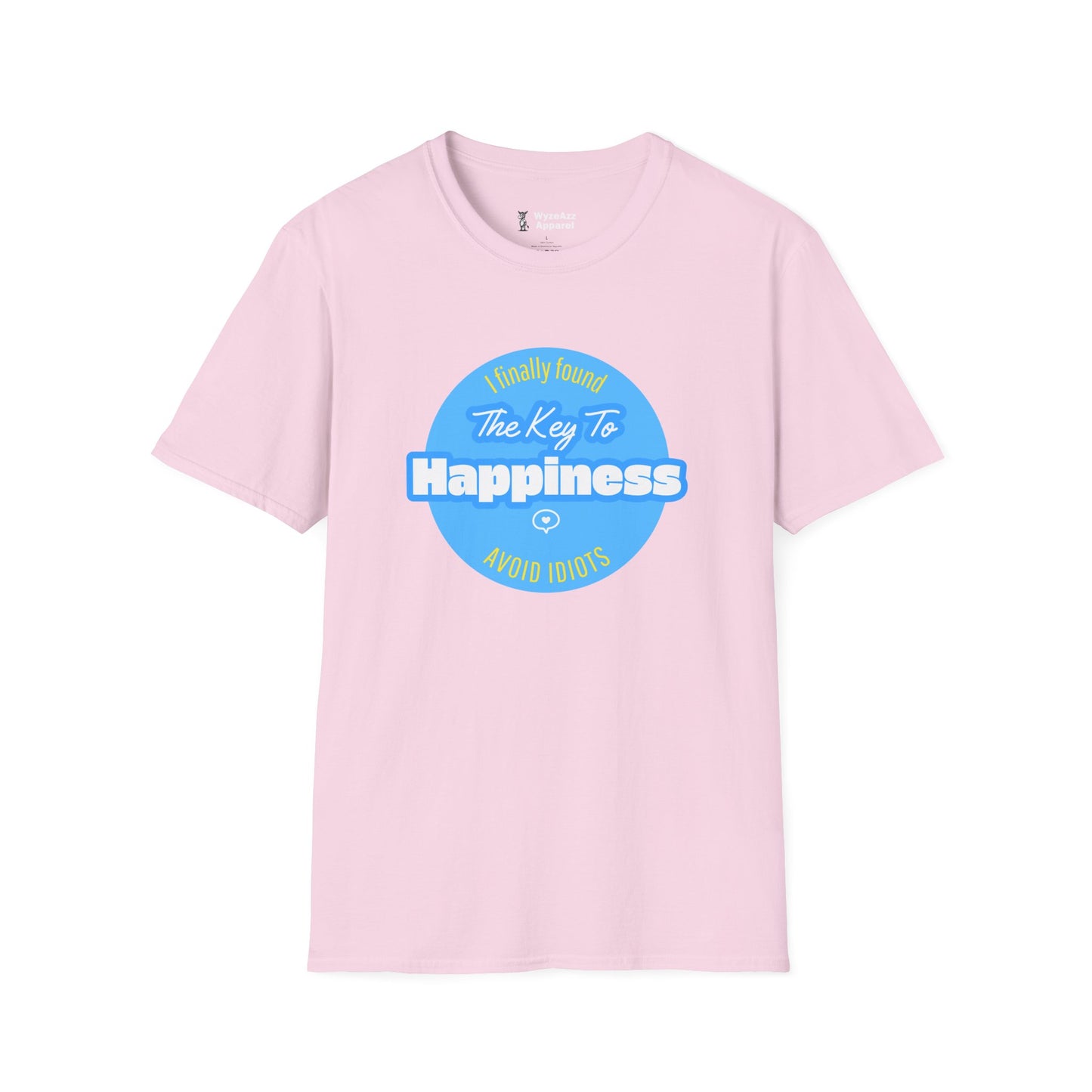 The Key To Happiness. Avoid Idiots T-Shirt