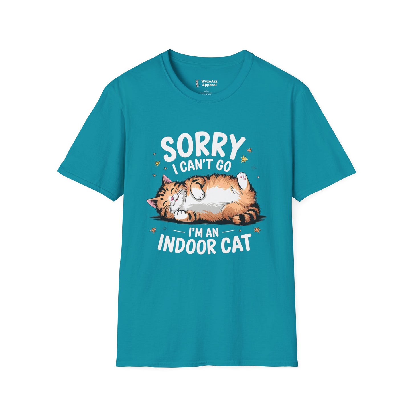Sorry I Can't Go, I'm An Indoor Cat T-Shirt