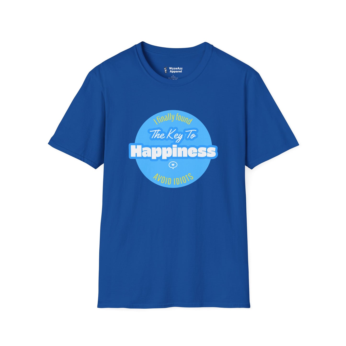 The Key To Happiness. Avoid Idiots T-Shirt