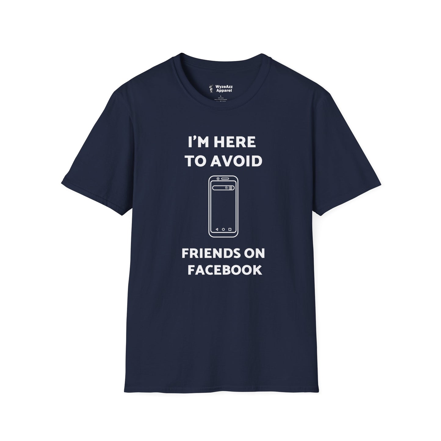 I'm Here To Avoid Friends On Facebook T-Shirt