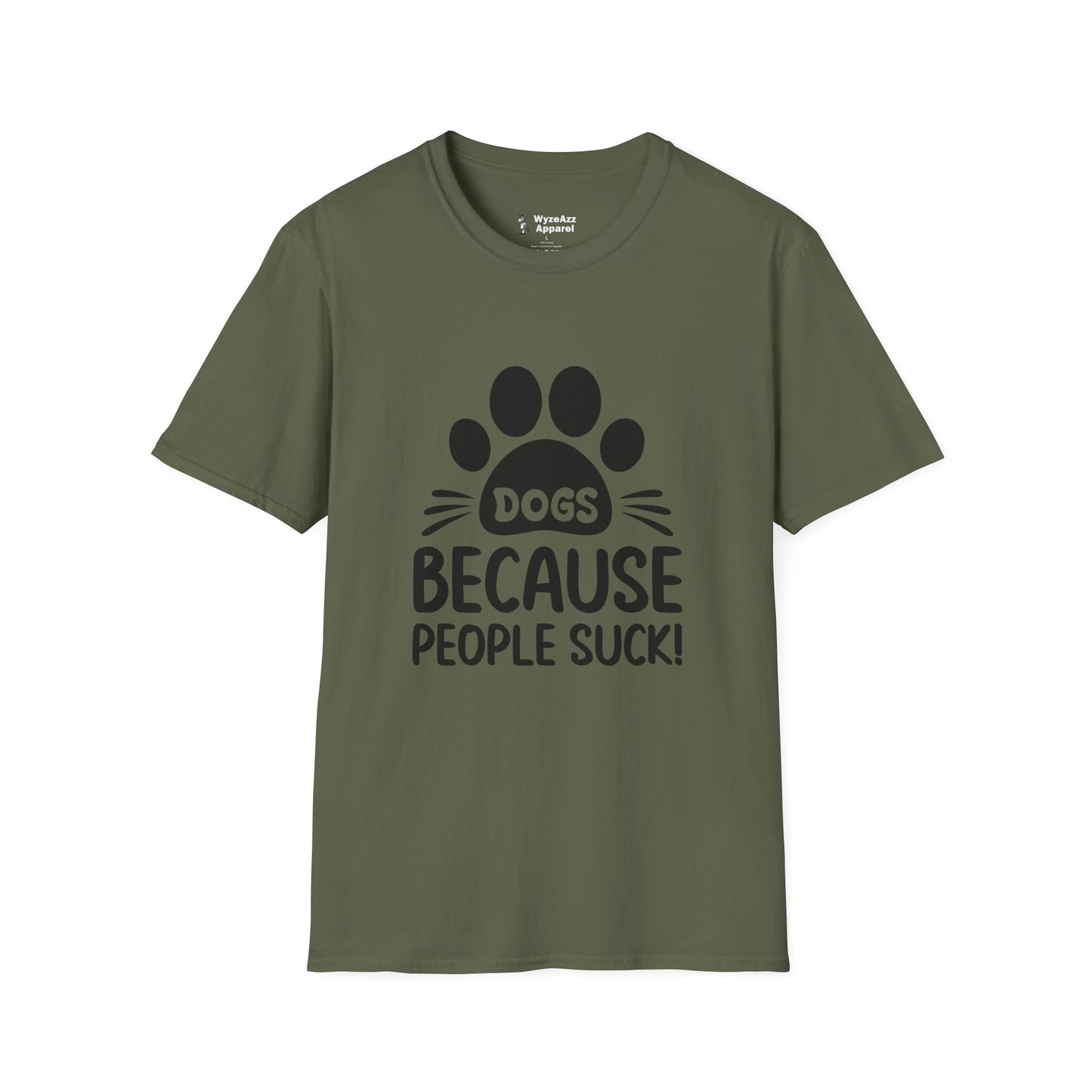 Dogs Because People Suck T-Shirt