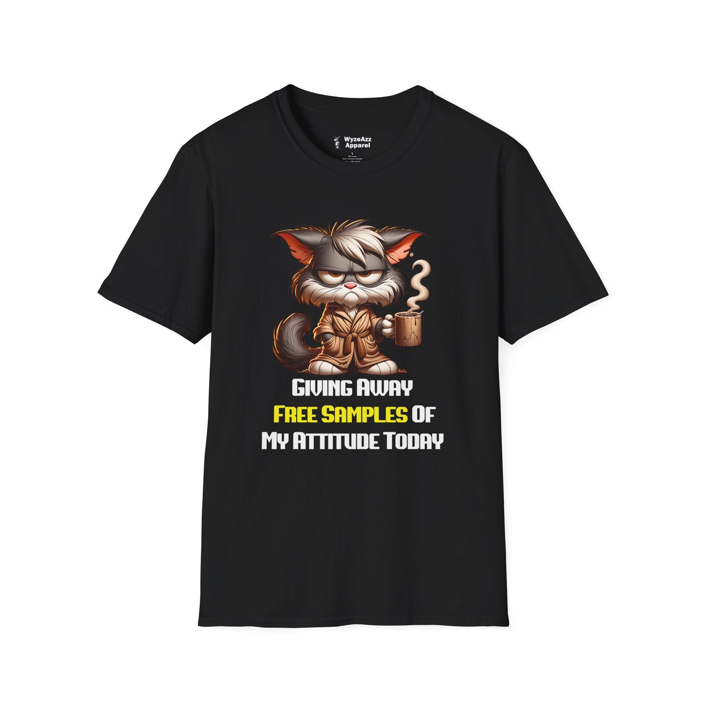 Giving Away Free Samples Of My Attitude Coffee T-Shirt