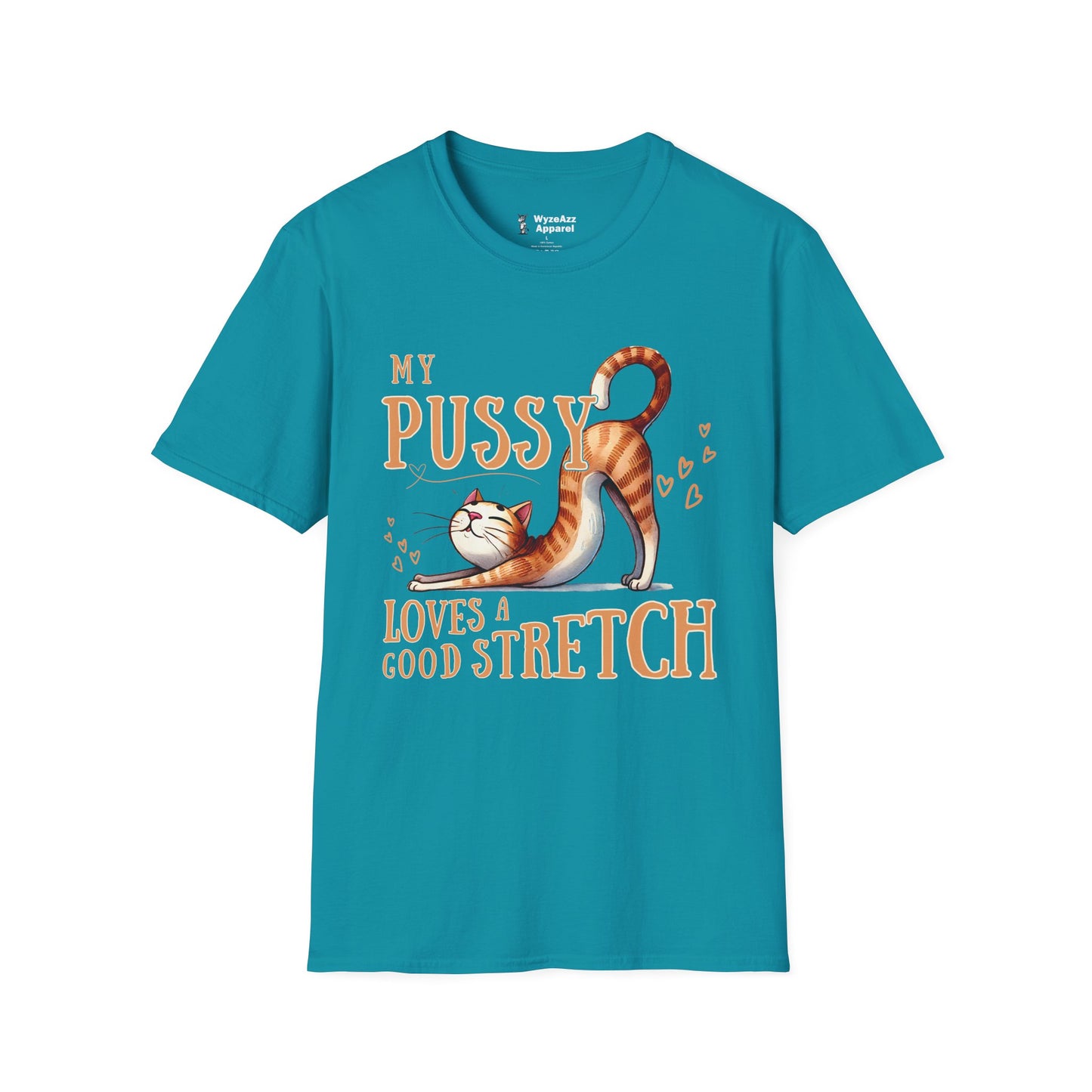 My Pussy Loves A Good Stretch Cat T-Shirt