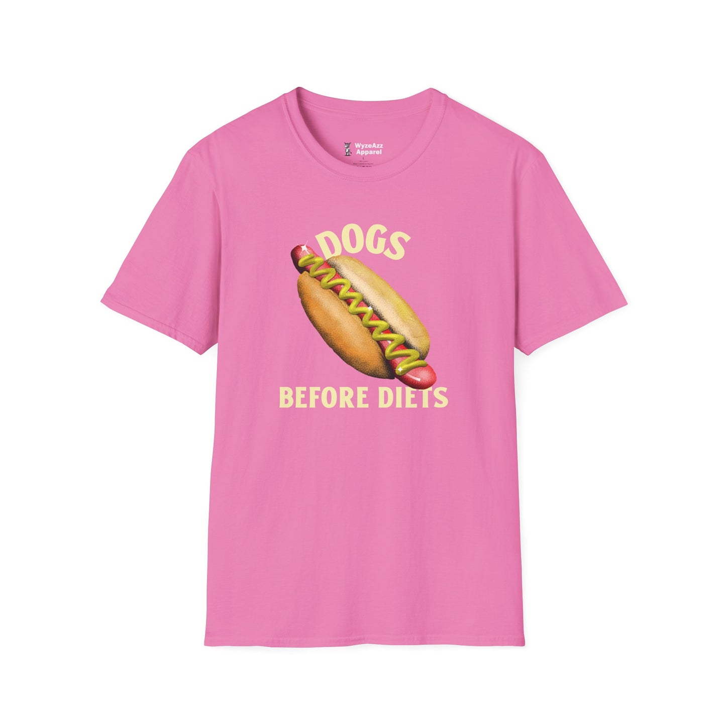 Dogs Before Diets Hotdog T-Shirt
