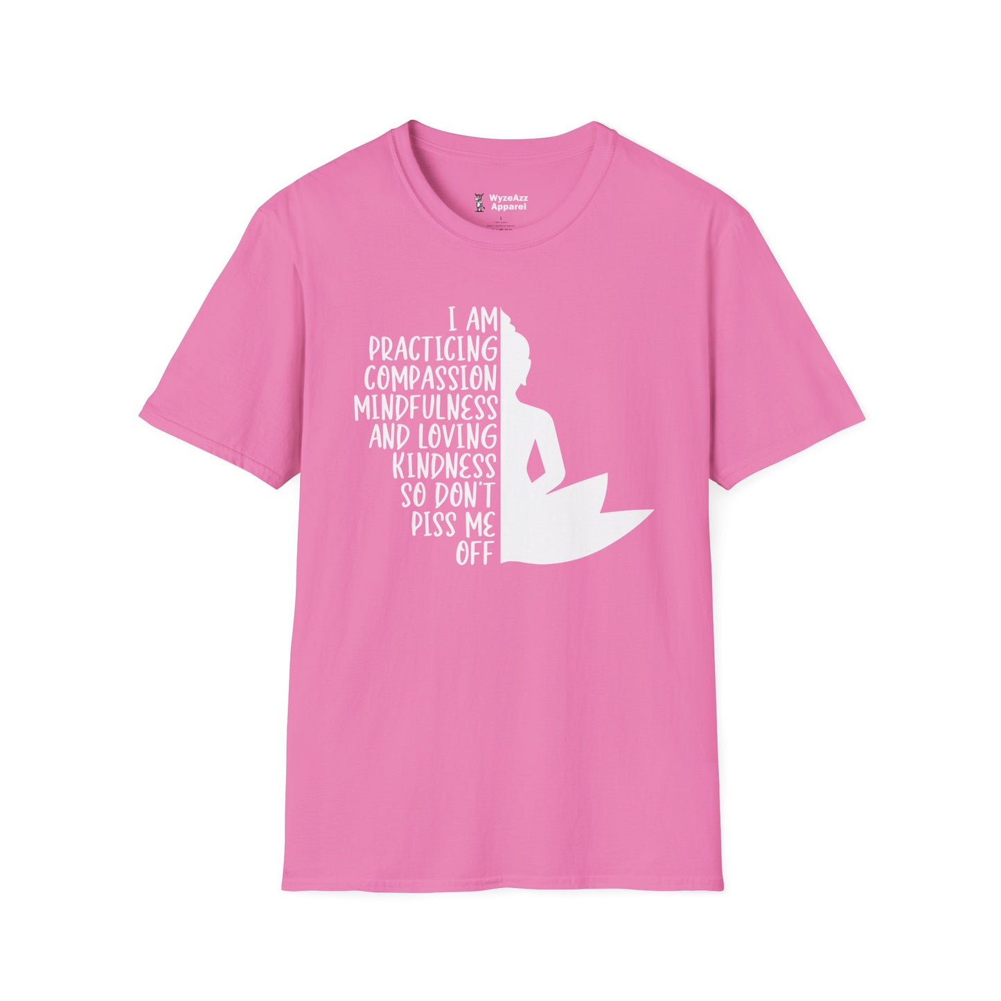 I Am Practicing Compassion, Don't Piss Me Off - Buddhist T-Shirt