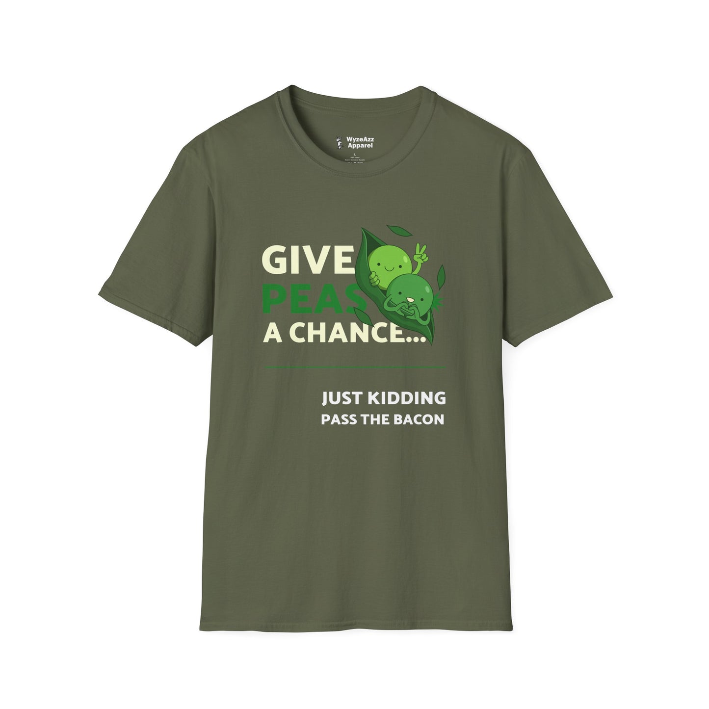 Give Peas A Chance - Bacon T-Shirt