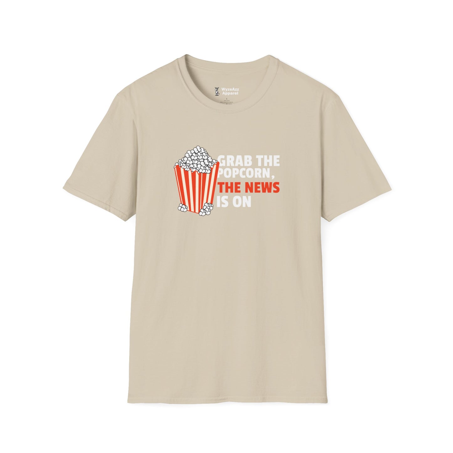Grab The Popcorn News Media T-Shirt