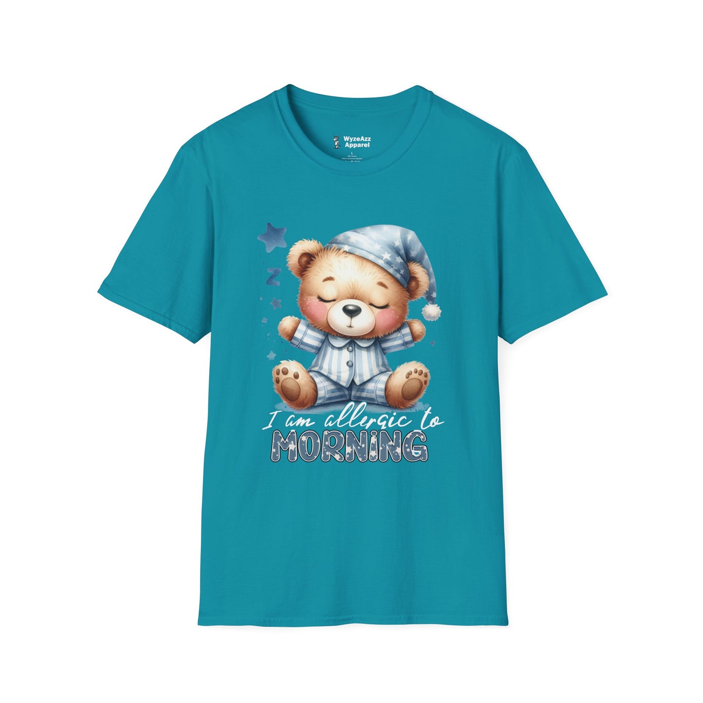 I Am Allergic To Morning Teddy Bear T-Shirt