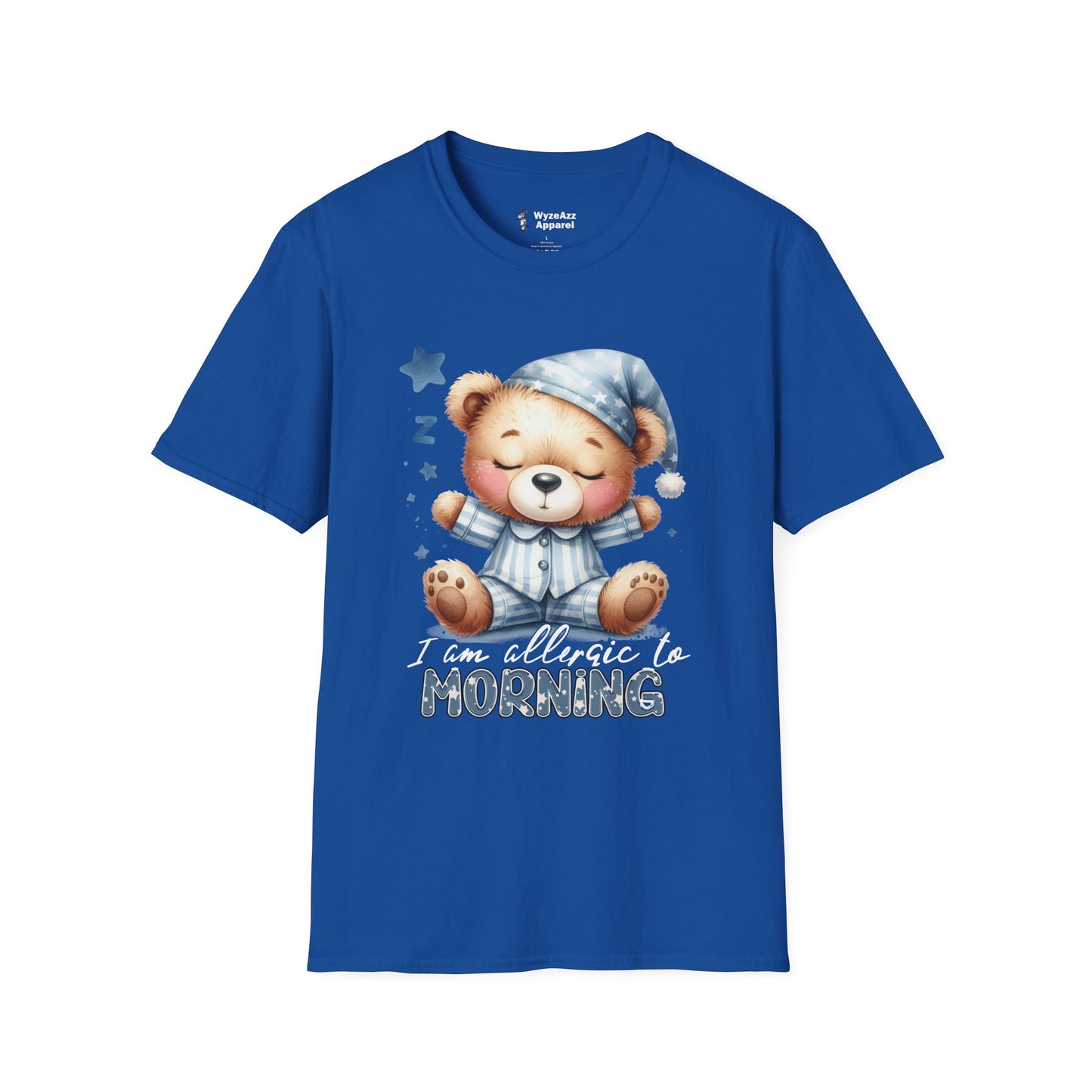 I Am Allergic To Morning Teddy Bear T-Shirt