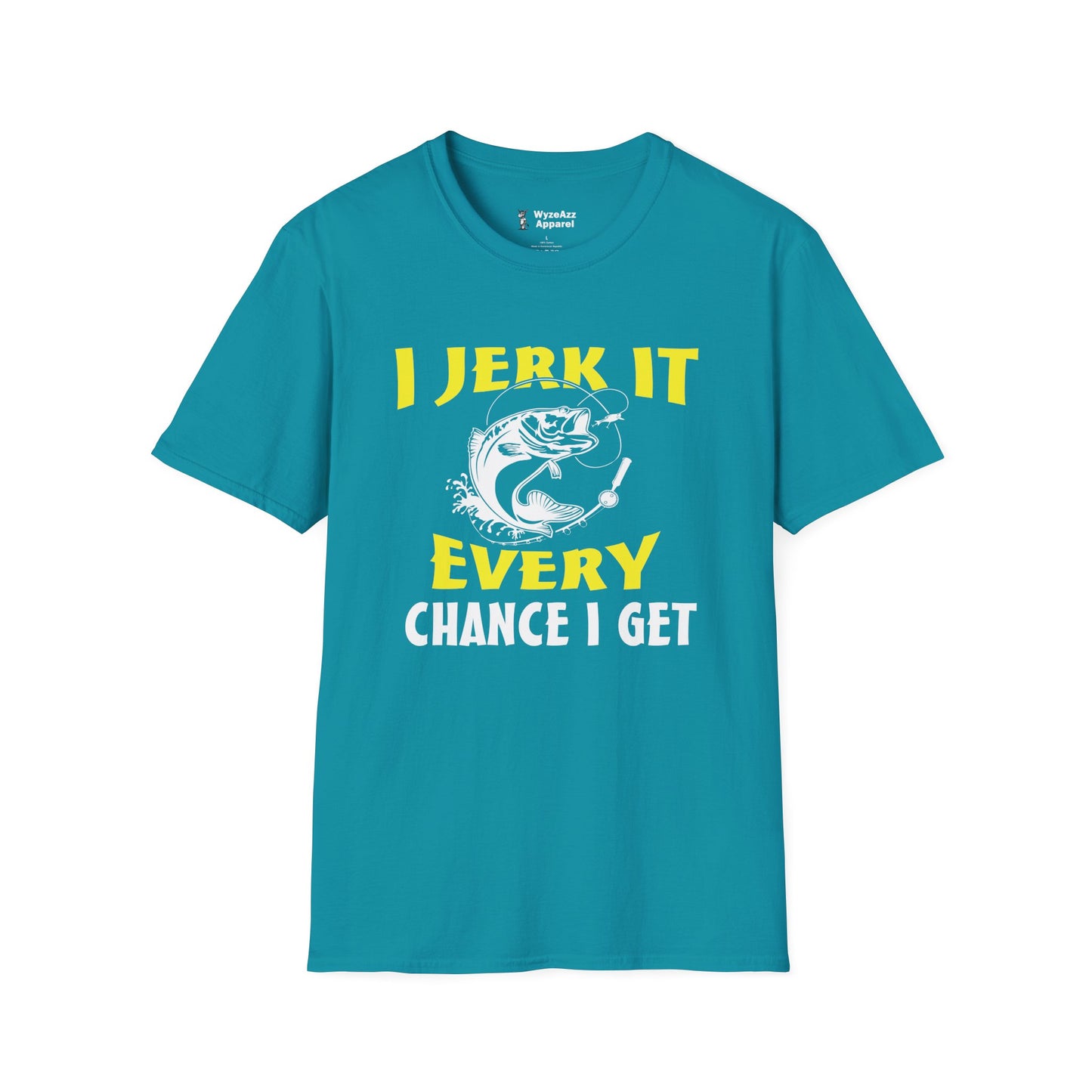 I Jerk It Every Chance Get Fishing T-Shirt