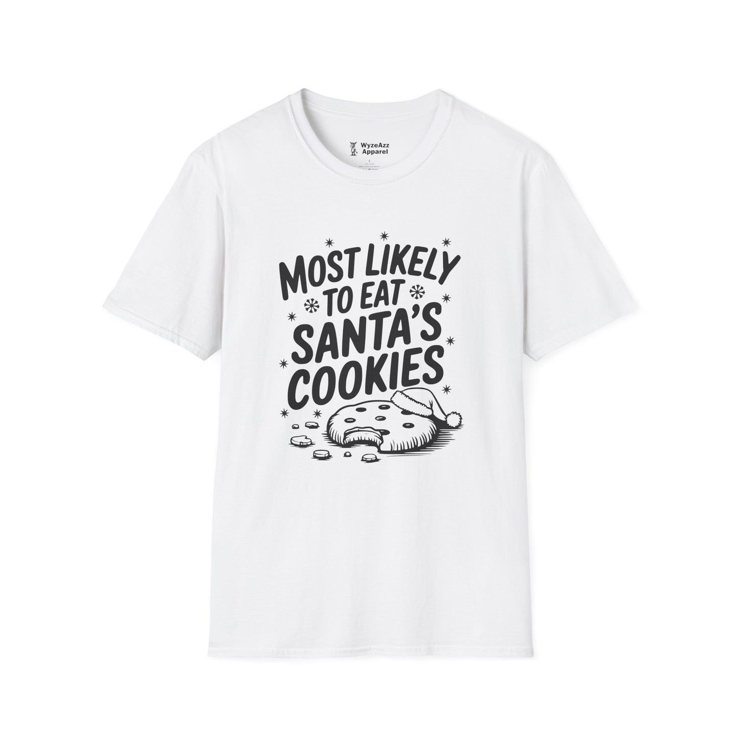 Most Likely To Eat Santa's Cookies Christmas T-Shirt