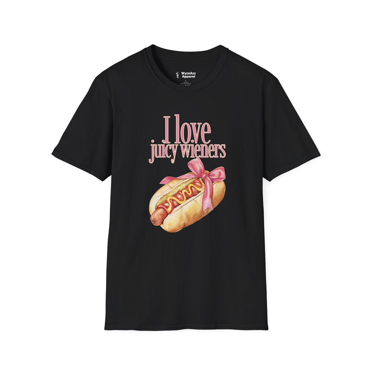 I Love Juicy Wieners Hotdog T-Shirt