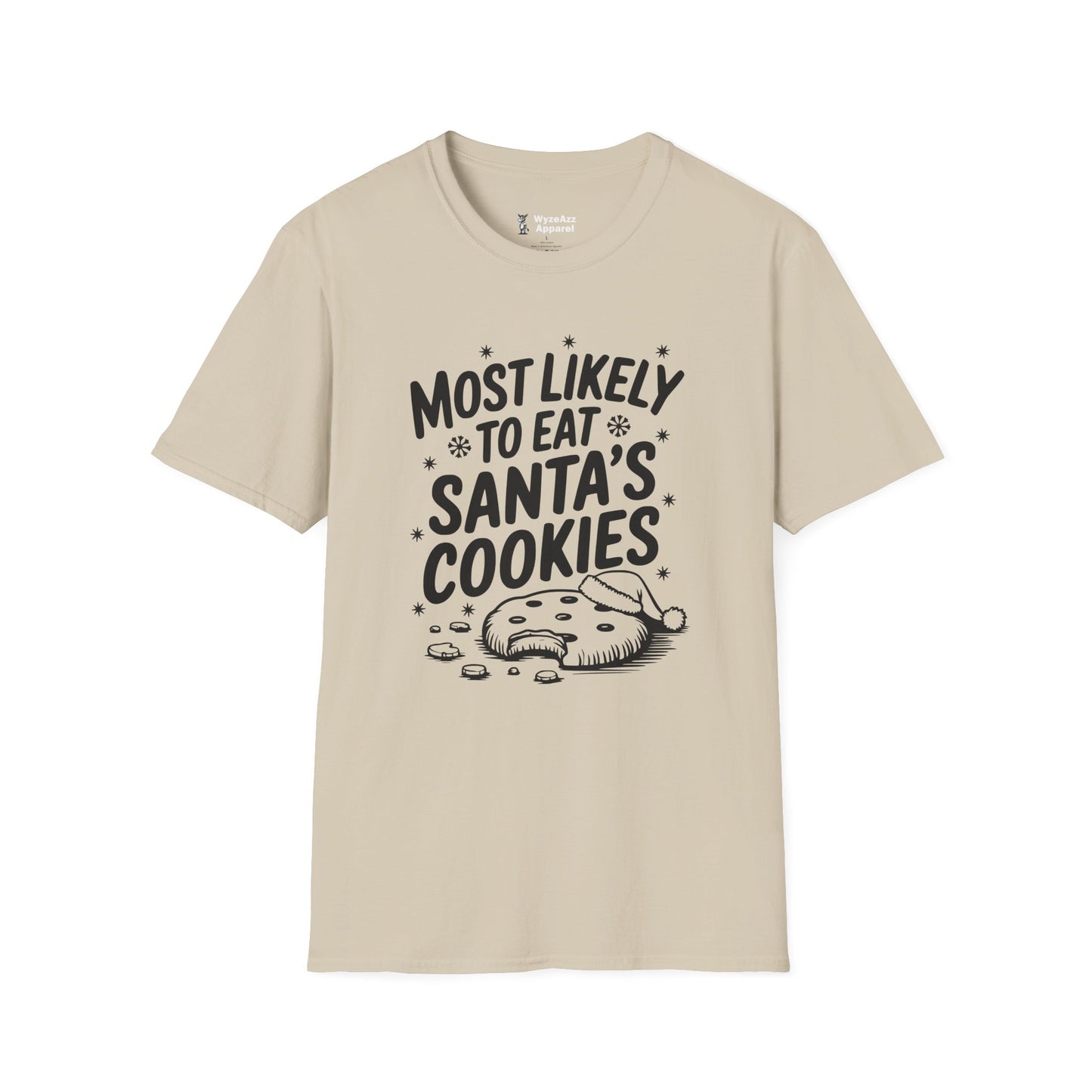 Most Likely To Eat Santa's Cookies Christmas T-Shirt