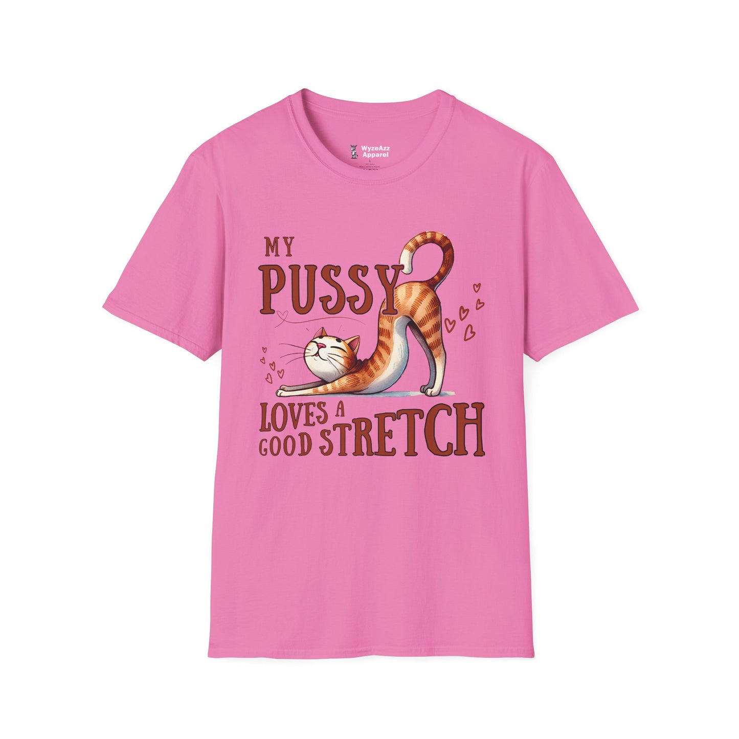 My Pussy Loves A Good Stretch Cat T-Shirt