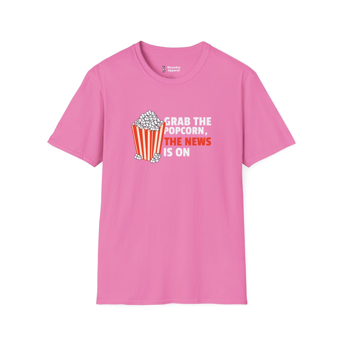 Grab The Popcorn News Media T-Shirt