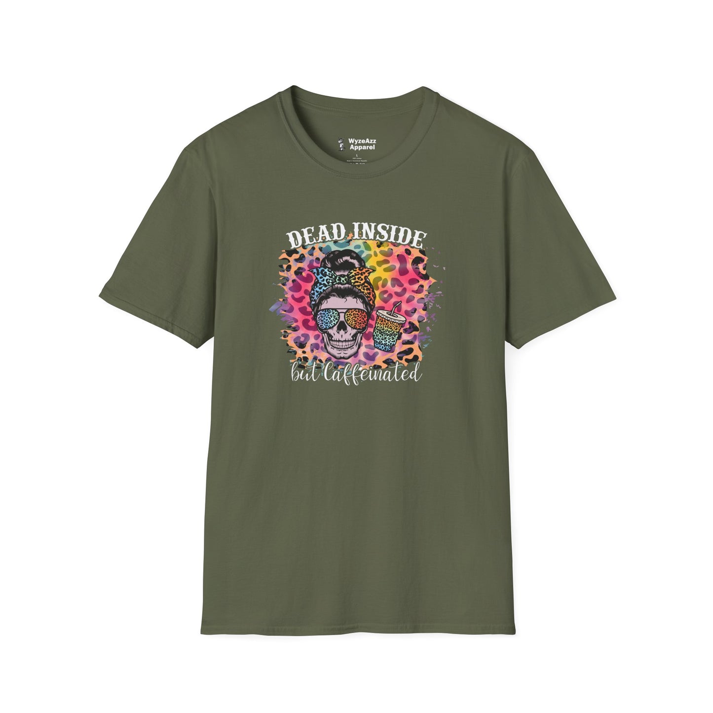 Dead Inside But Caffeinated - Coffee T-Shirt