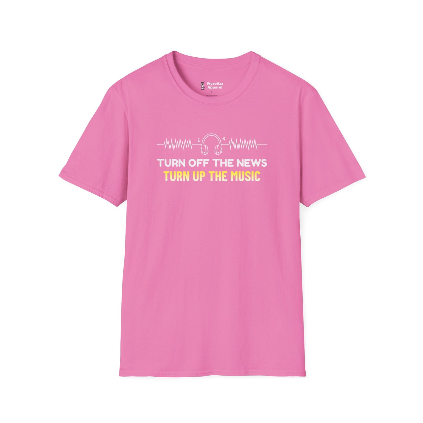 Turn Off The News, Turn Up The Music T-Shirt