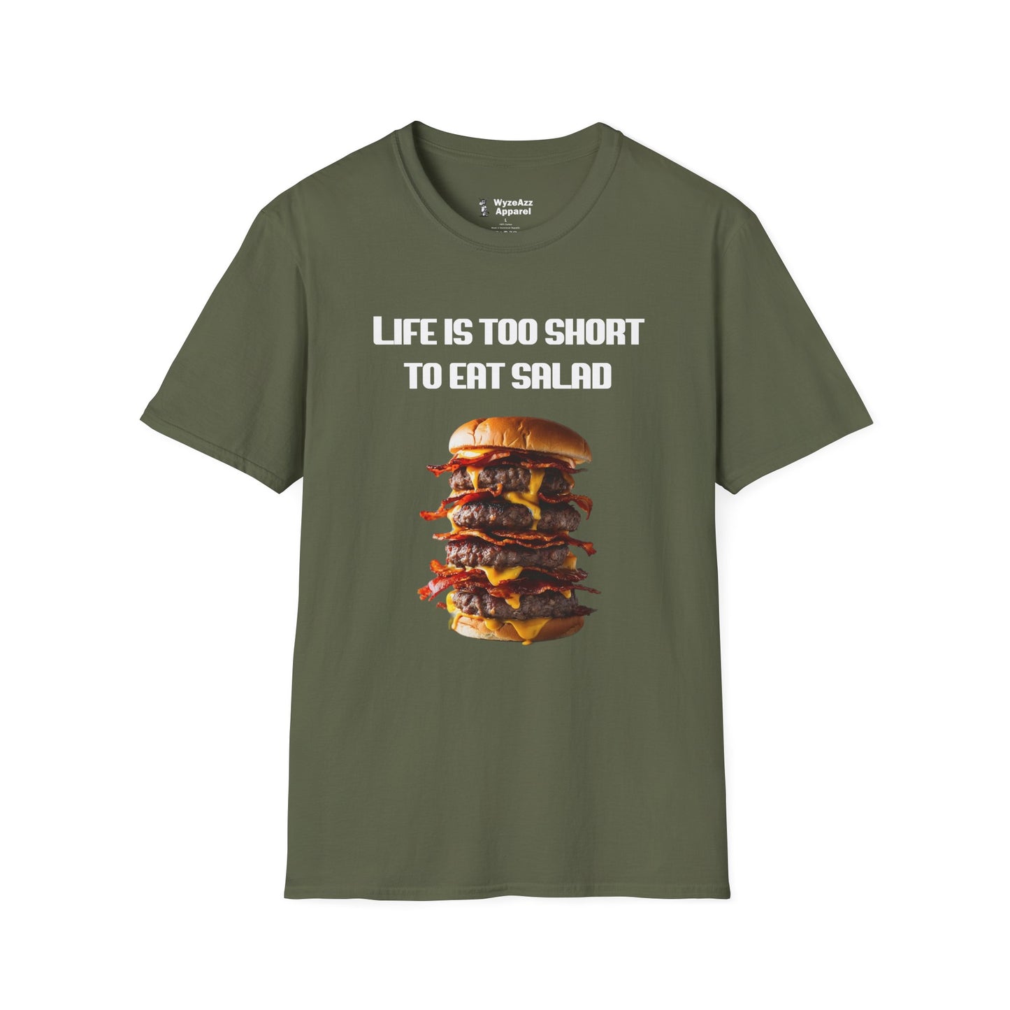 Life's Too Short To Eat Salad Burger T-Shirt