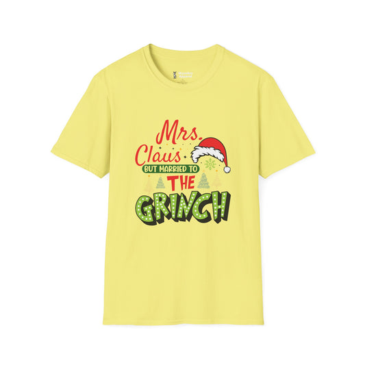Mrs Claus But Married To The Grinch T-Shirt