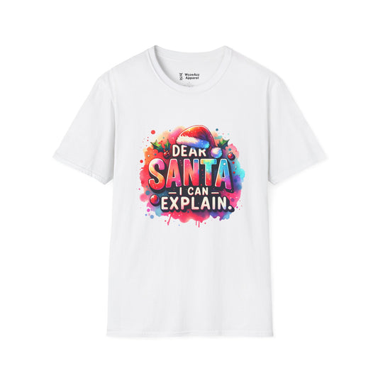 Dear Santa I Can Explain - Christmas T-Shirt